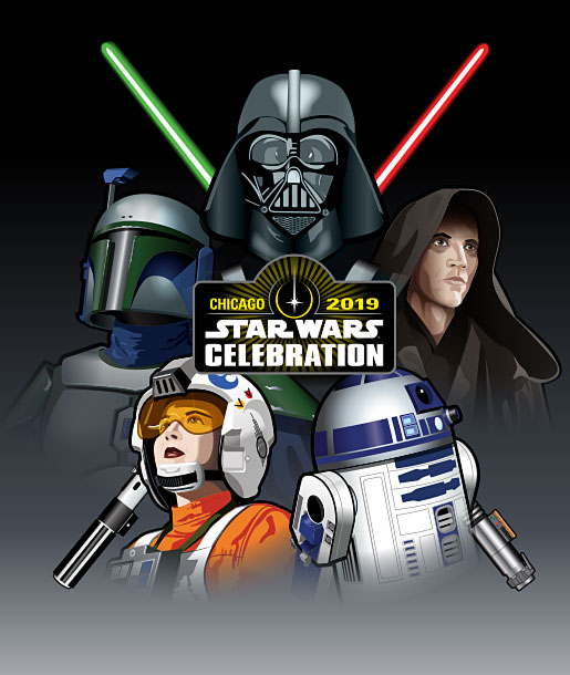 Star Wars Celebration Chicago Illustration